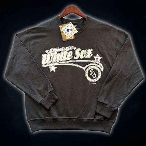 NWT Vintage Y2K Jerzees Chicago White Sox 2004 Crew Neck Sweater Men's Size M